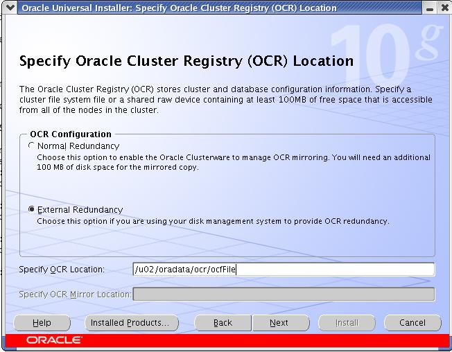 OCR File Location